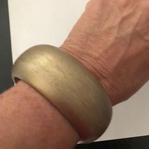 Handmade Gold Stressed Bracelet Bangle